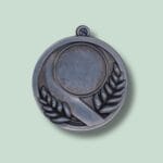 Antik medalje med laurbærblade design