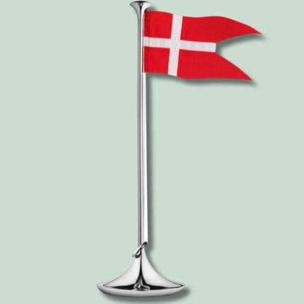 Stående stang med splitflag fra Danmark
