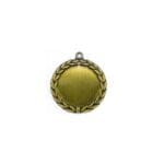 Gylden medalje med laurbærkrans
