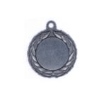 Sølvmedalje med laurbærkrans design