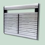 Moderne trappegelænder i aluminium og sort design