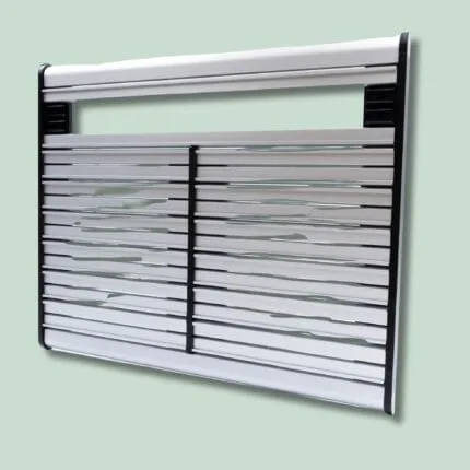 Moderne trappegelænder i aluminium og sort design