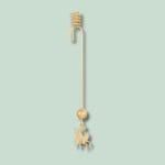 Guldbelagt ornament med ridderdesign