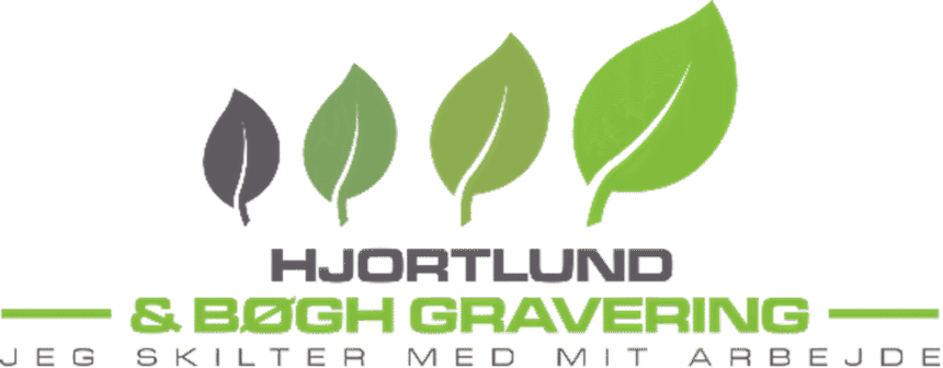 Hjortlund & Buch Gravering-logo med fire blade