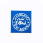 Copenhagen Surf School logo med bus og surfbræt