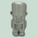 Metalsoldat bamse figur med uniform