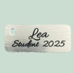 Navneskilt med tekst: Lea, Student 2025