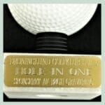 Dronninglund Golfklub hul 6, hole-in-one trofæ.