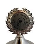 Sølv pokal med SEIF Tennis Klubmester inskription.