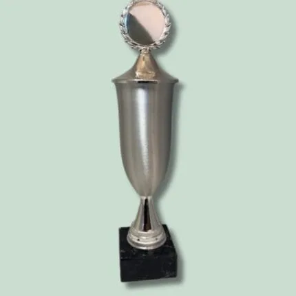 Silver trofæ med sort sokkel