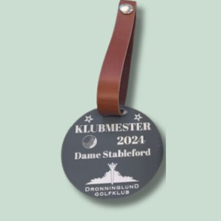Klubmester 2024 medalje fra Dronninglund Golfklub